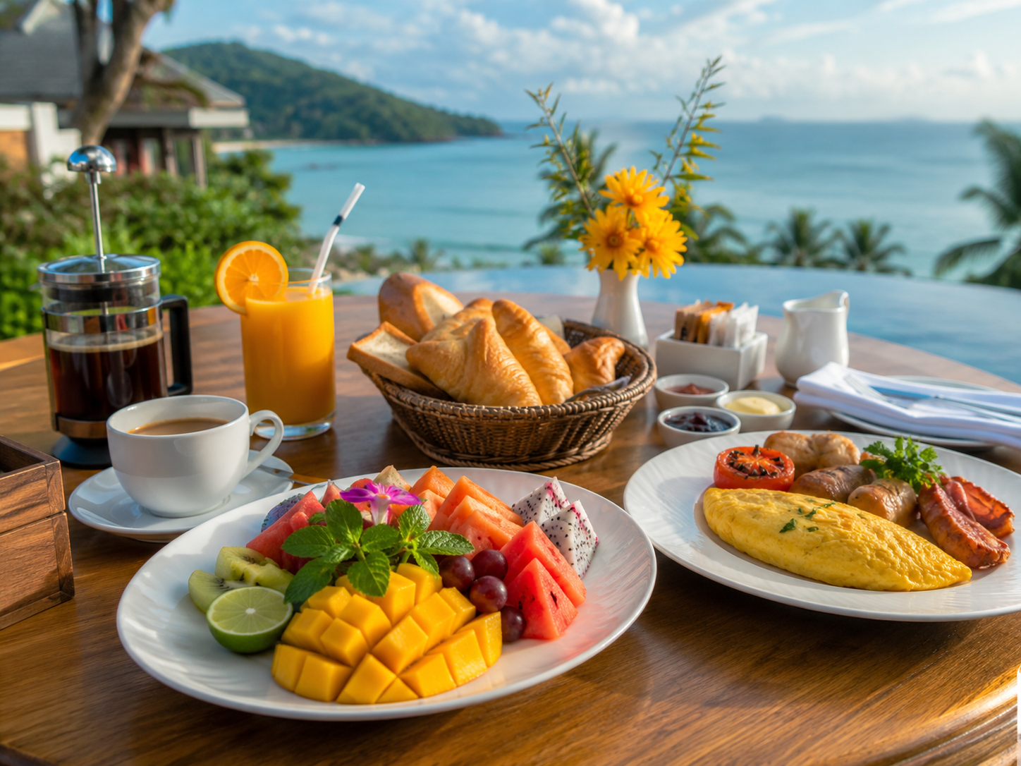 Resort breakfast