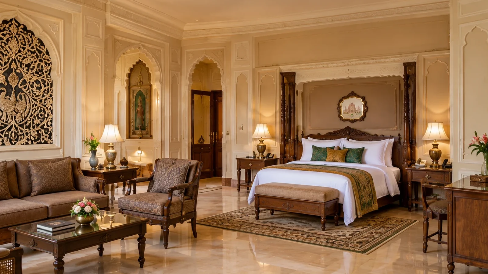 Heritage terrace room at Braj Resort Samod